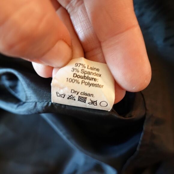 J.Crew Jules Black Wool Dress with Front Pockets Size 0 - Picture 16 of 16